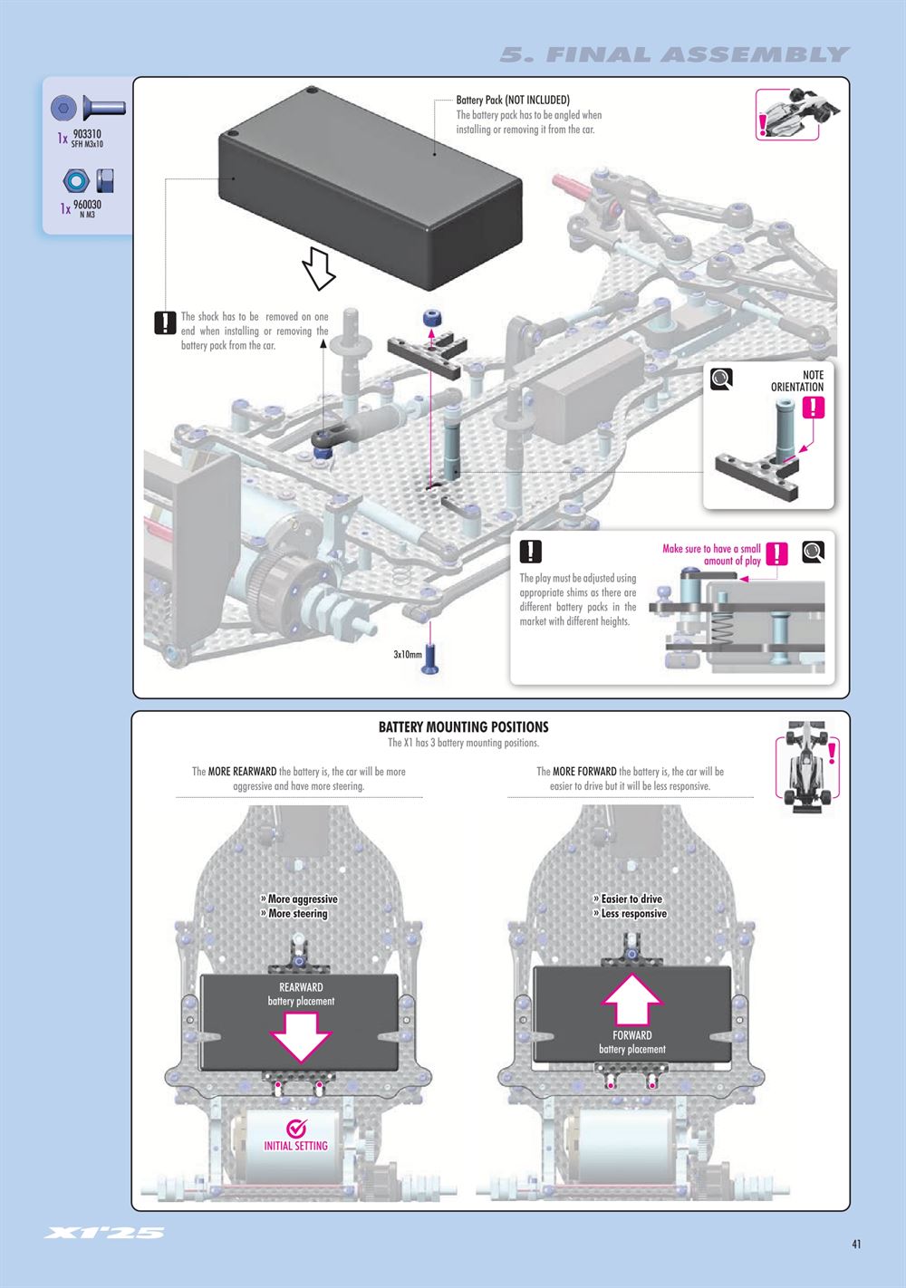 Xray - X1 2025 (X1'25) - Manual - Page 41