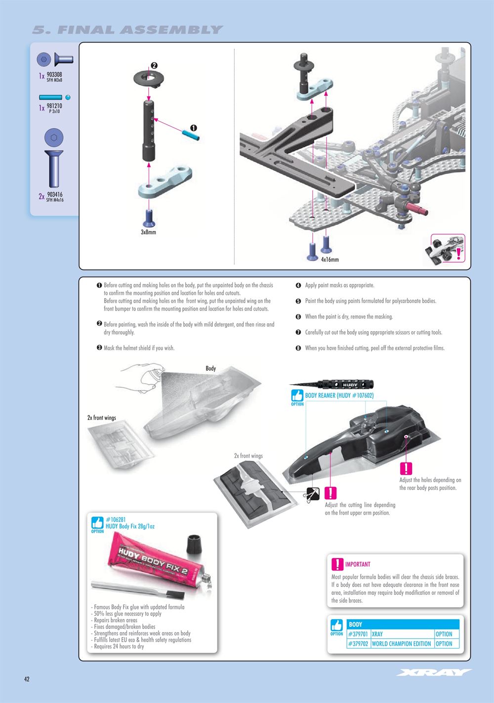Xray - X1 2025 (X1'25) - Manual - Page 42