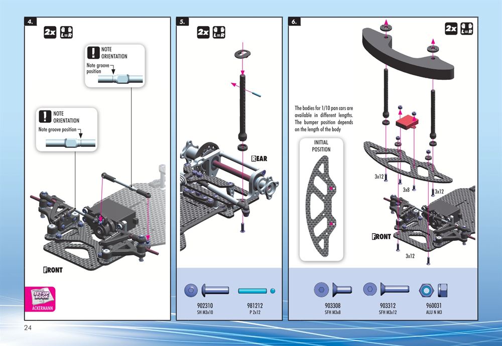 Xray - X10 2015 Specs (X10'15) - Manual - Page 24