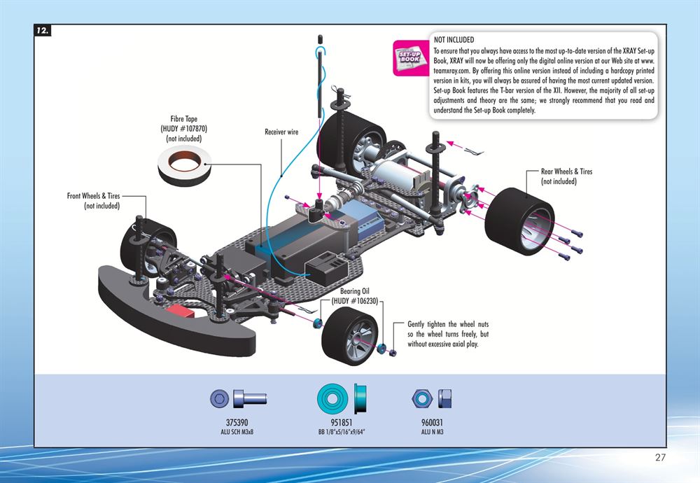 Xray - X10 2015 Specs (X10'15) - Manual - Page 27