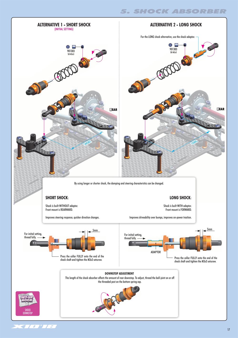 Xray - X10 2018 Specs (X10'18) - Manual - Page 17