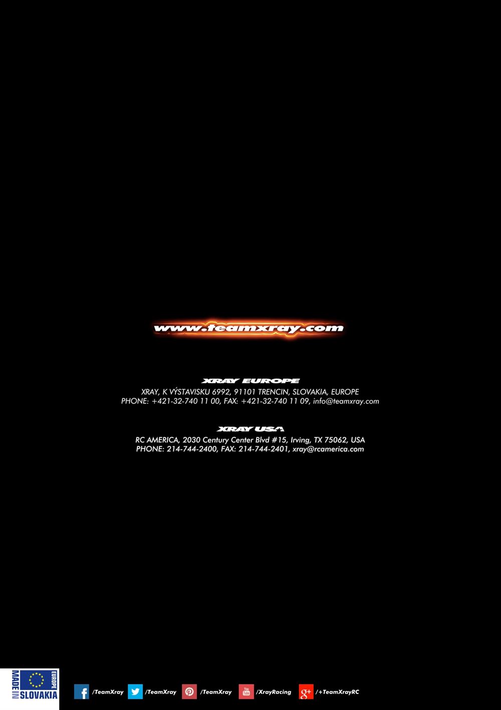 Xray - X10 2018 Specs (X10'18) - Manual - Page 24