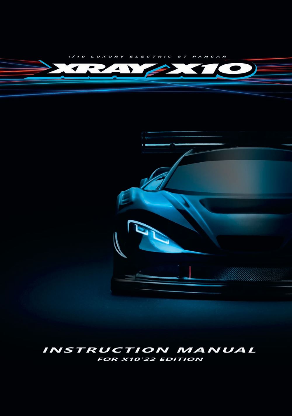 Xray - X10 2022 Specs (X10'22) - Manual - Page 1