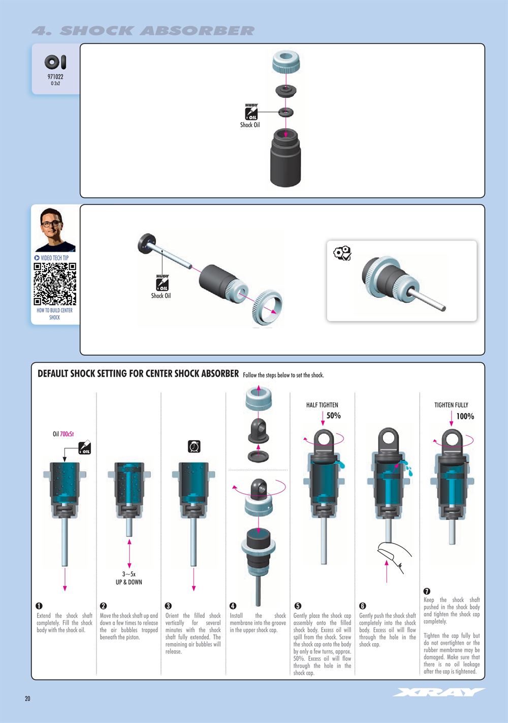 Xray - X10 2022 Specs (X10'22) - Manual - Page 20