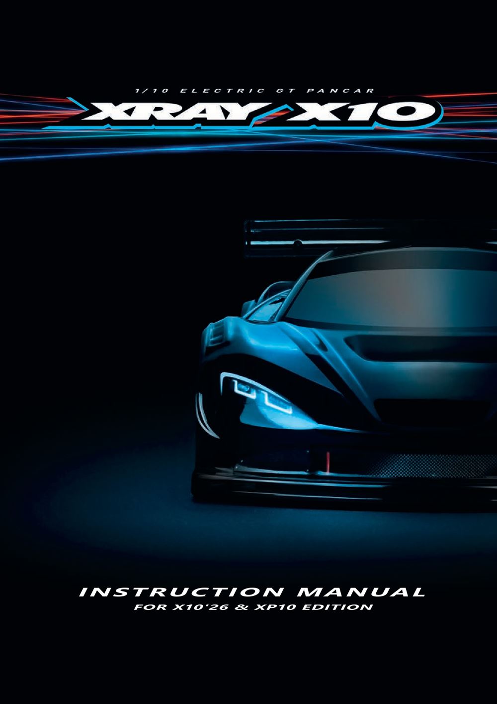 Xray - X10 2026 Specs (X10'26) - Manual - Page 1