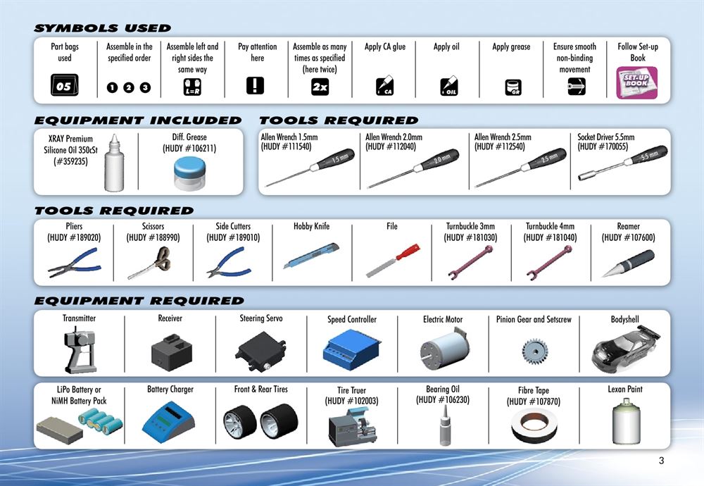 Xray - X10 Link - Manual - Page 3