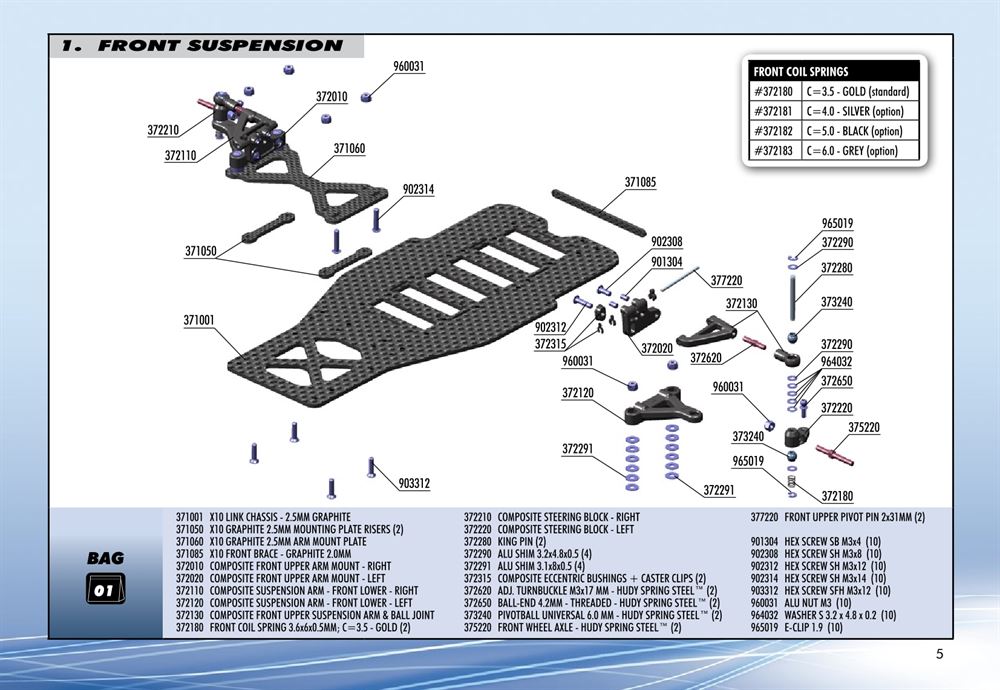 Xray - X10 Link - Manual - Page 5
