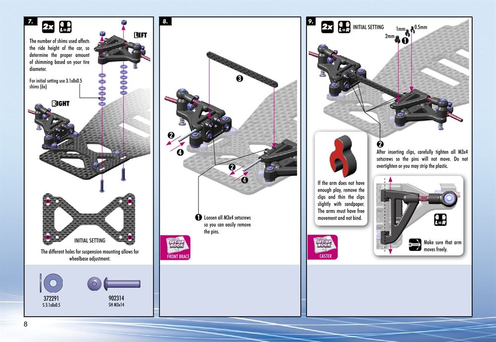 Xray - X10 Link - Manual - Page 8