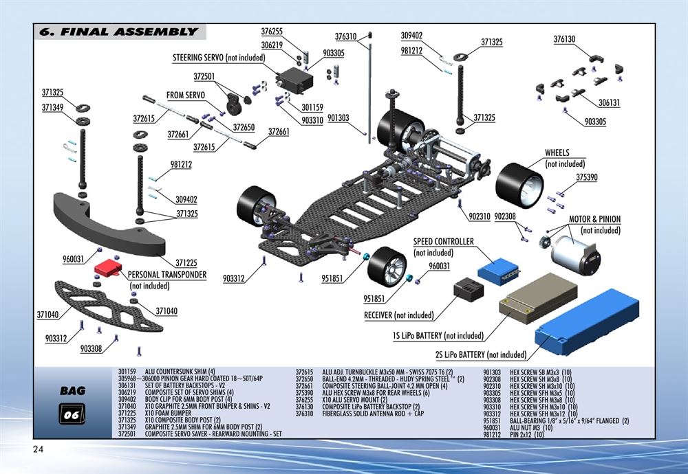 Xray - X10 Link - Manual - Page 24