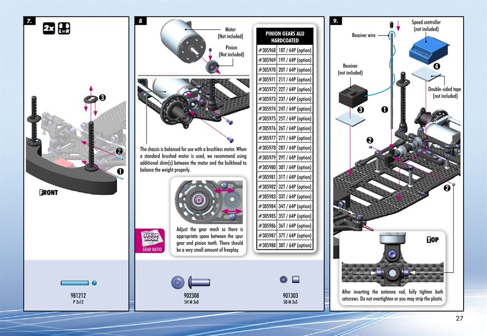 Xray - X10 Link - Manual - Page 27