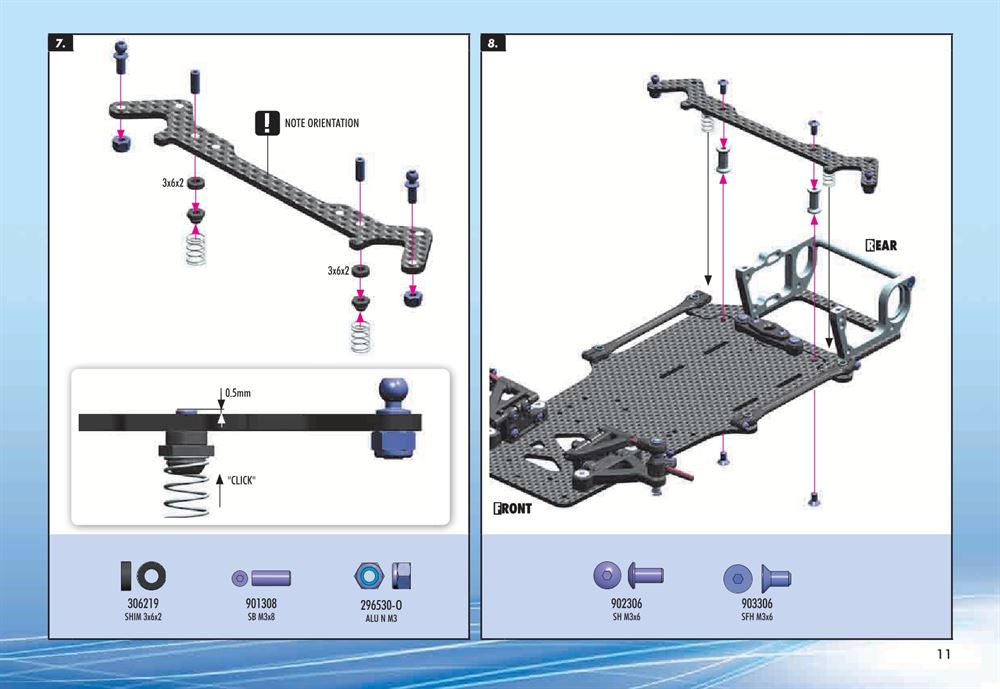 Xray - X12 2015 Specs (X12'15) - Manual - Page 11