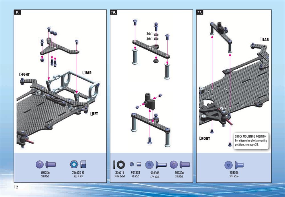 Xray - X12 2015 Specs (X12'15) - Manual - Page 12
