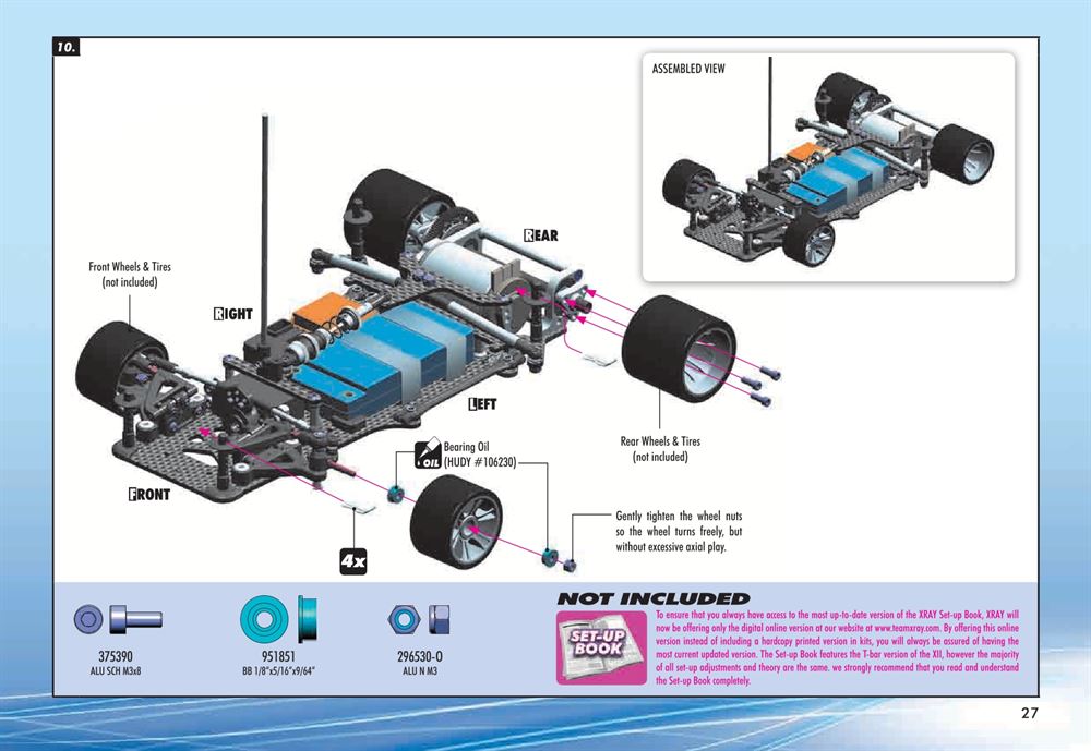 Xray - X12 2015 Specs (X12'15) - Manual - Page 27