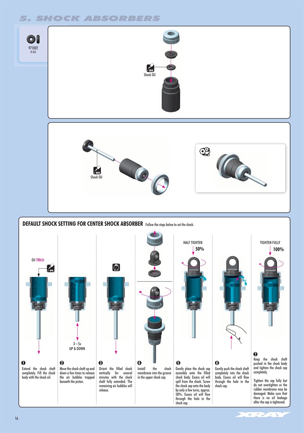 Xray - X12 2016 Specs (X12'16) - Manual - Page 16