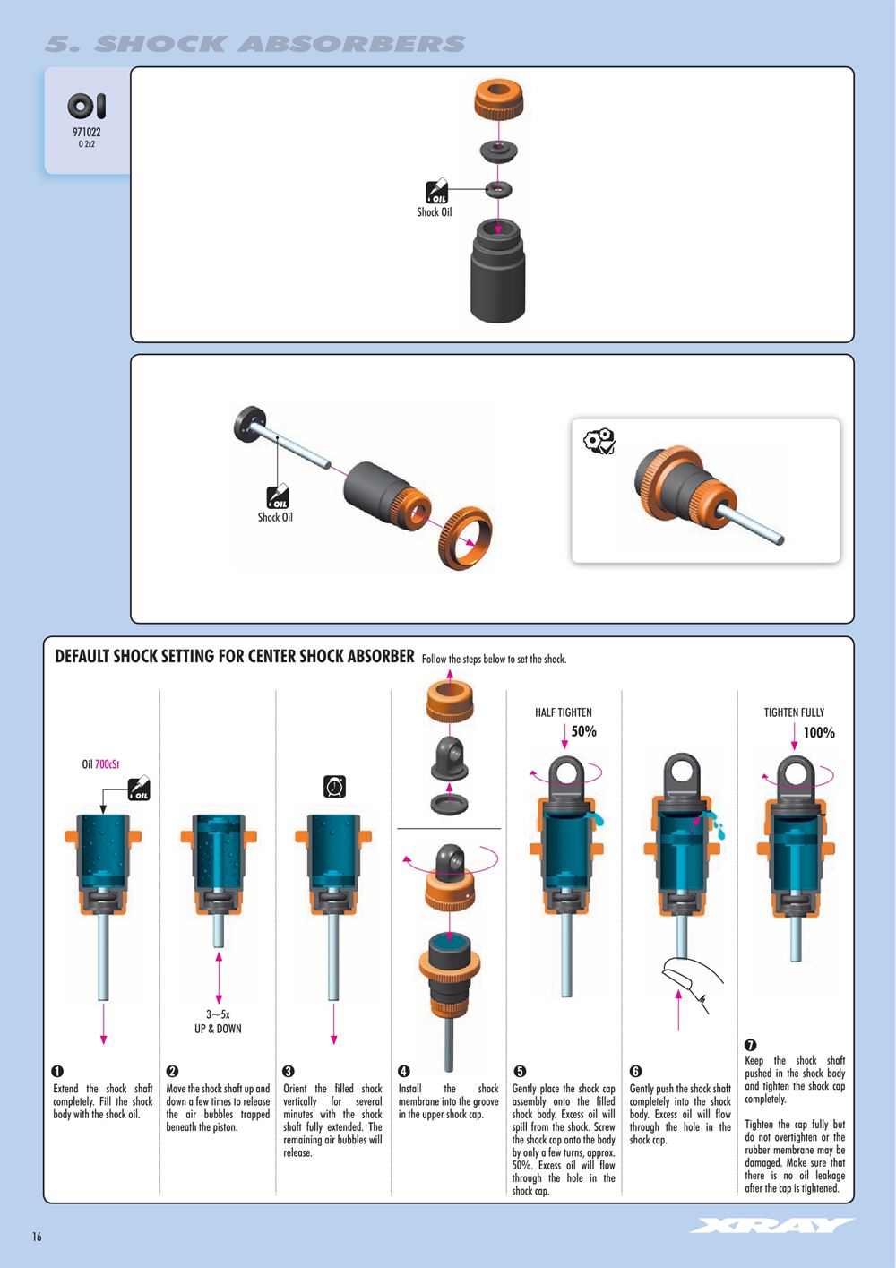 Xray - X12 2017 Specs (X12'17) - Manual - Page 16