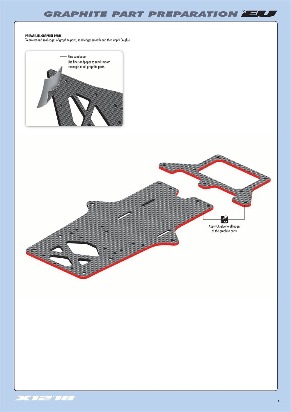 Xray - X12 2018 EU Specs (X12'18 EU) - Manual - Page 5