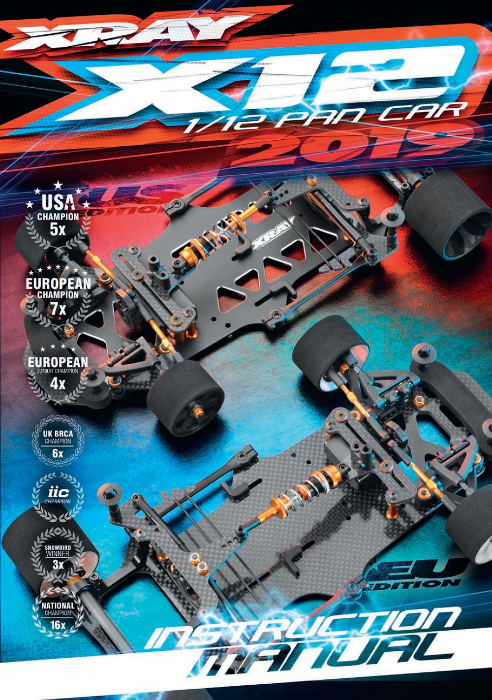 Xray - X12 2019 US Specs (X12'19 US) - Manual - Page 1