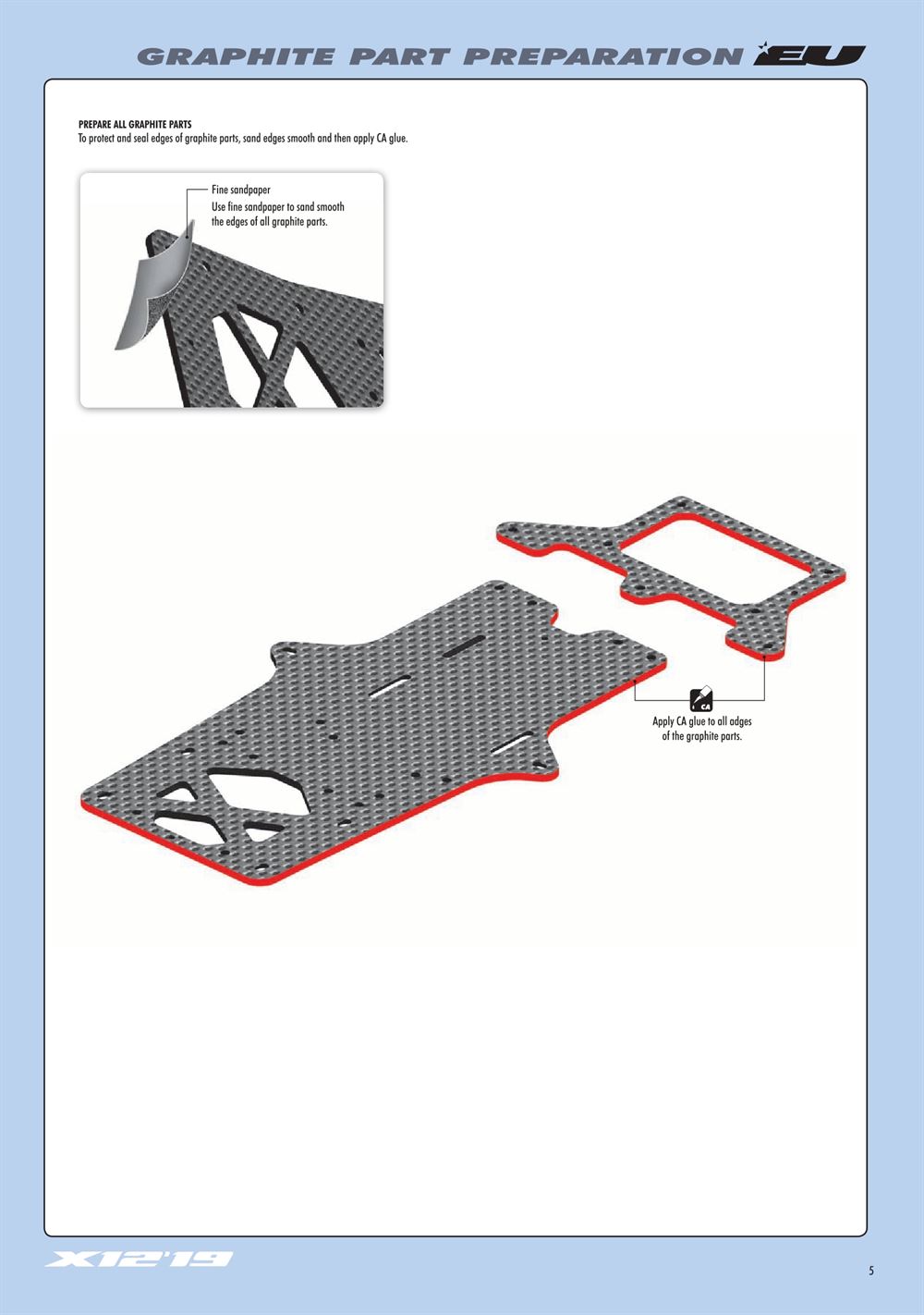 Xray - X12 2019 US Specs (X12'19 US) - Manual - Page 5