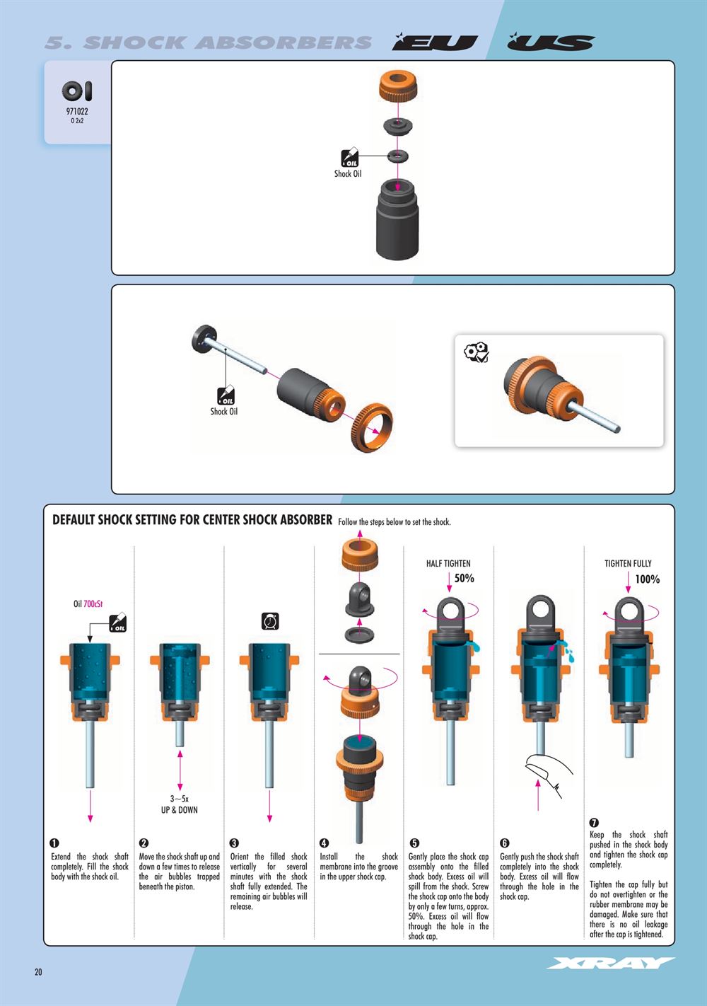 Xray - X12 2019 US Specs (X12'19 US) - Manual - Page 20