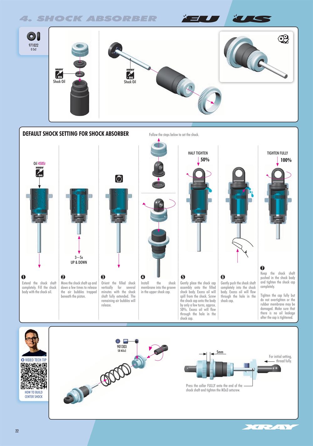 Xray - X12 2022 EU Specs (X12'22 EU) - Manual - Page 22