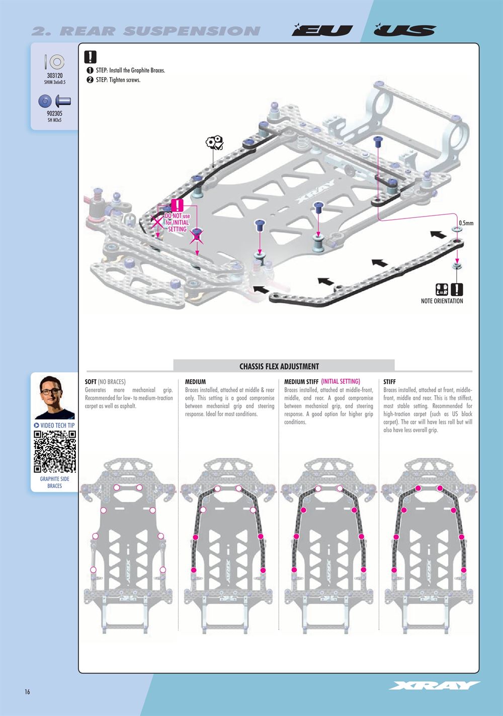 Xray - X12 2023 EU Specs (X12'23 EU) - Manual - Page 16