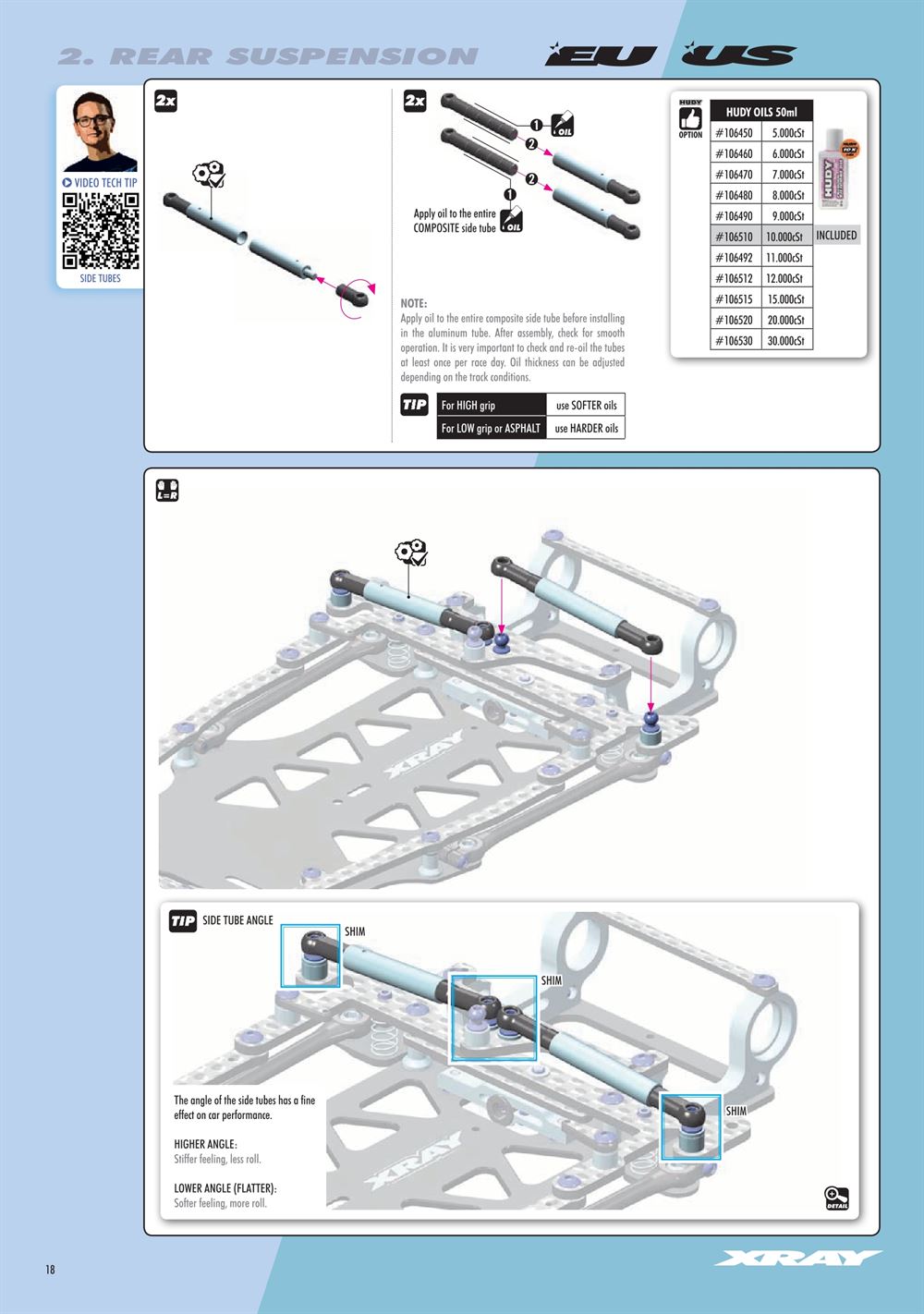 Xray - X12 2023 EU Specs (X12'23 EU) - Manual - Page 18