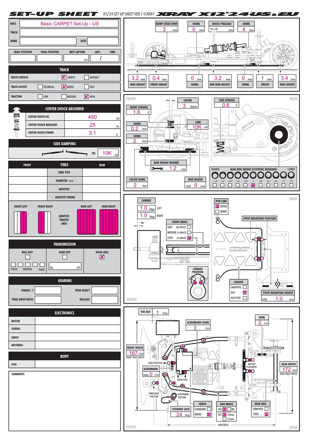 Xray - X12 2024 EU Specs (X12'24 EU) - Manual - Page 35