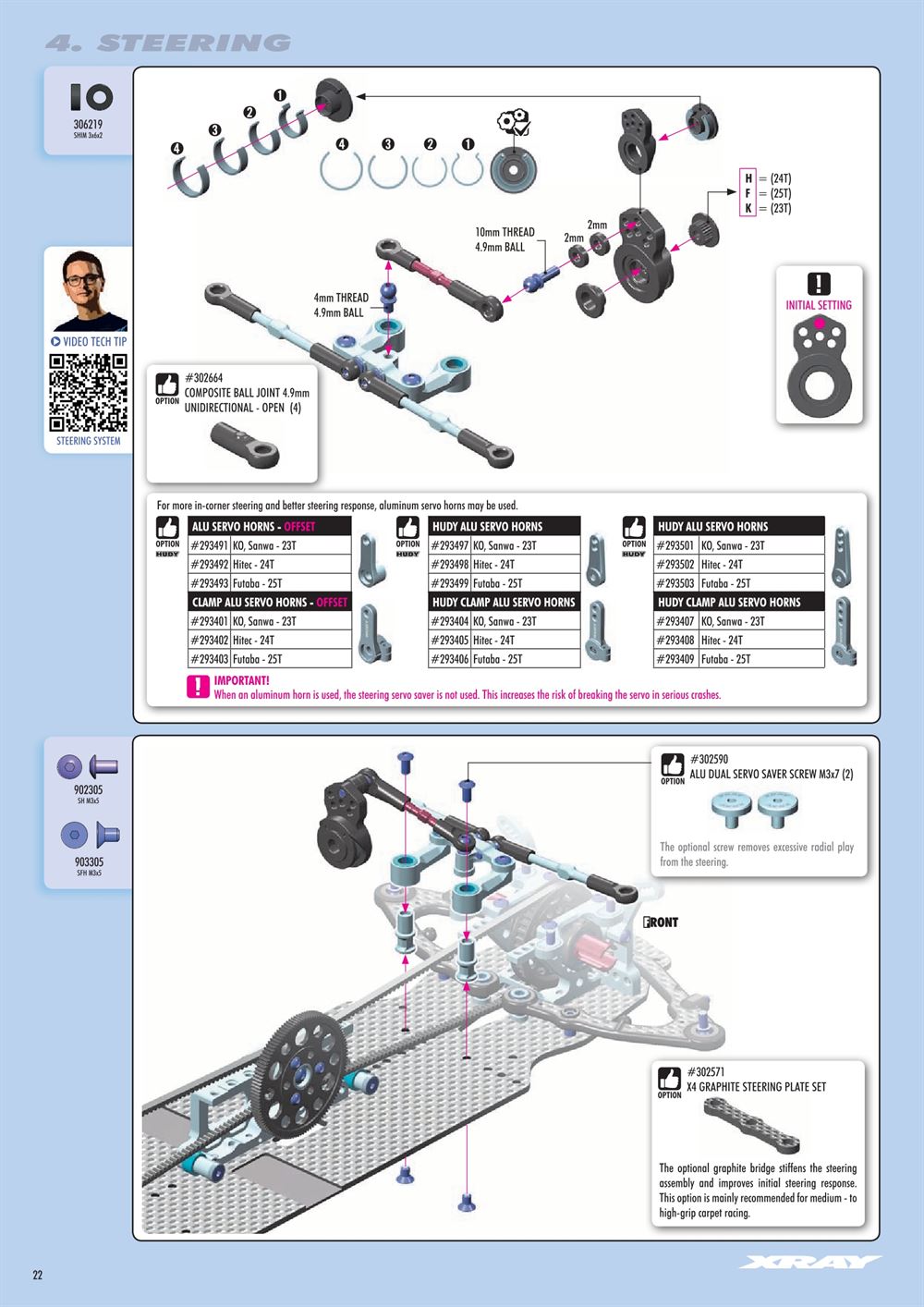 Xray - X4 2022 (X4'22) - Manual - Page 22