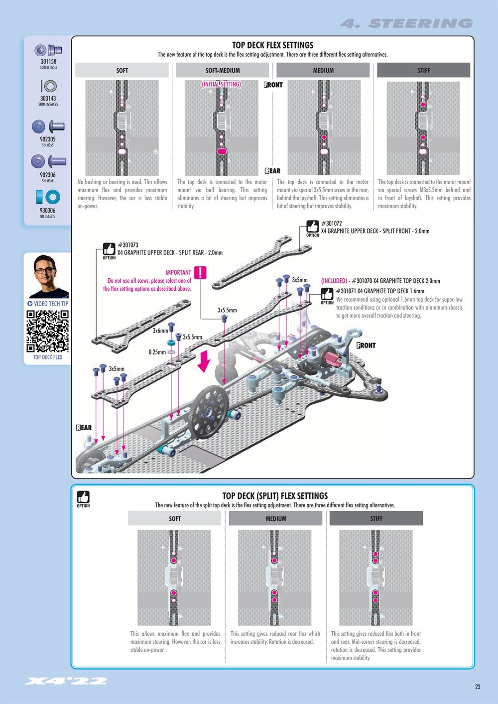 Xray - X4 2022 (X4'22) - Manual - Page 23