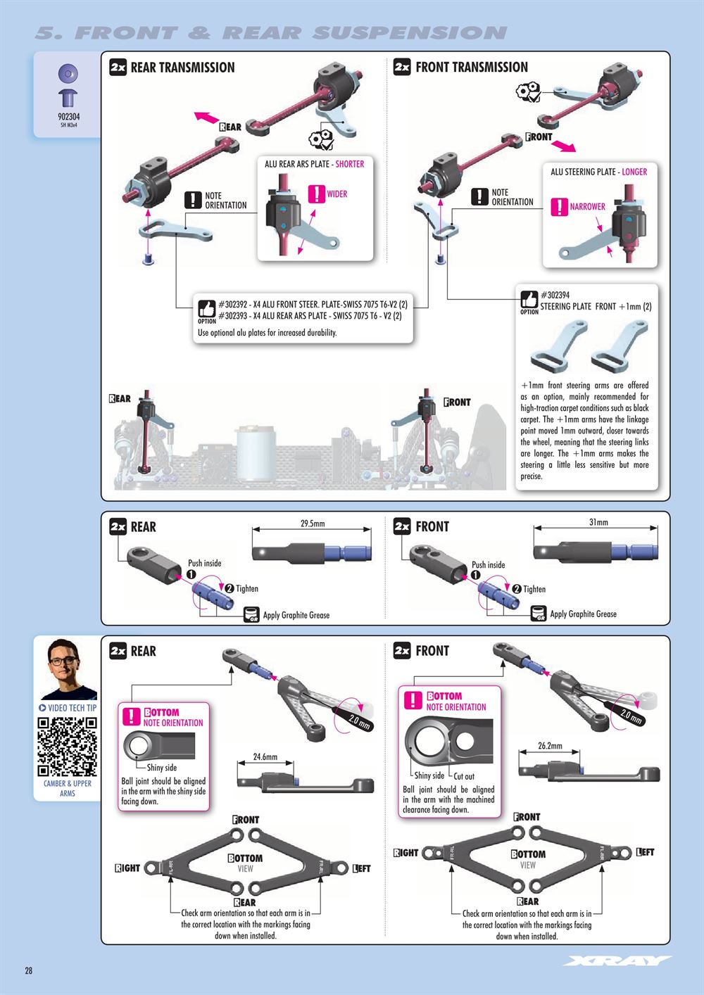 Xray - X4 2022 (X4'22) - Manual - Page 28