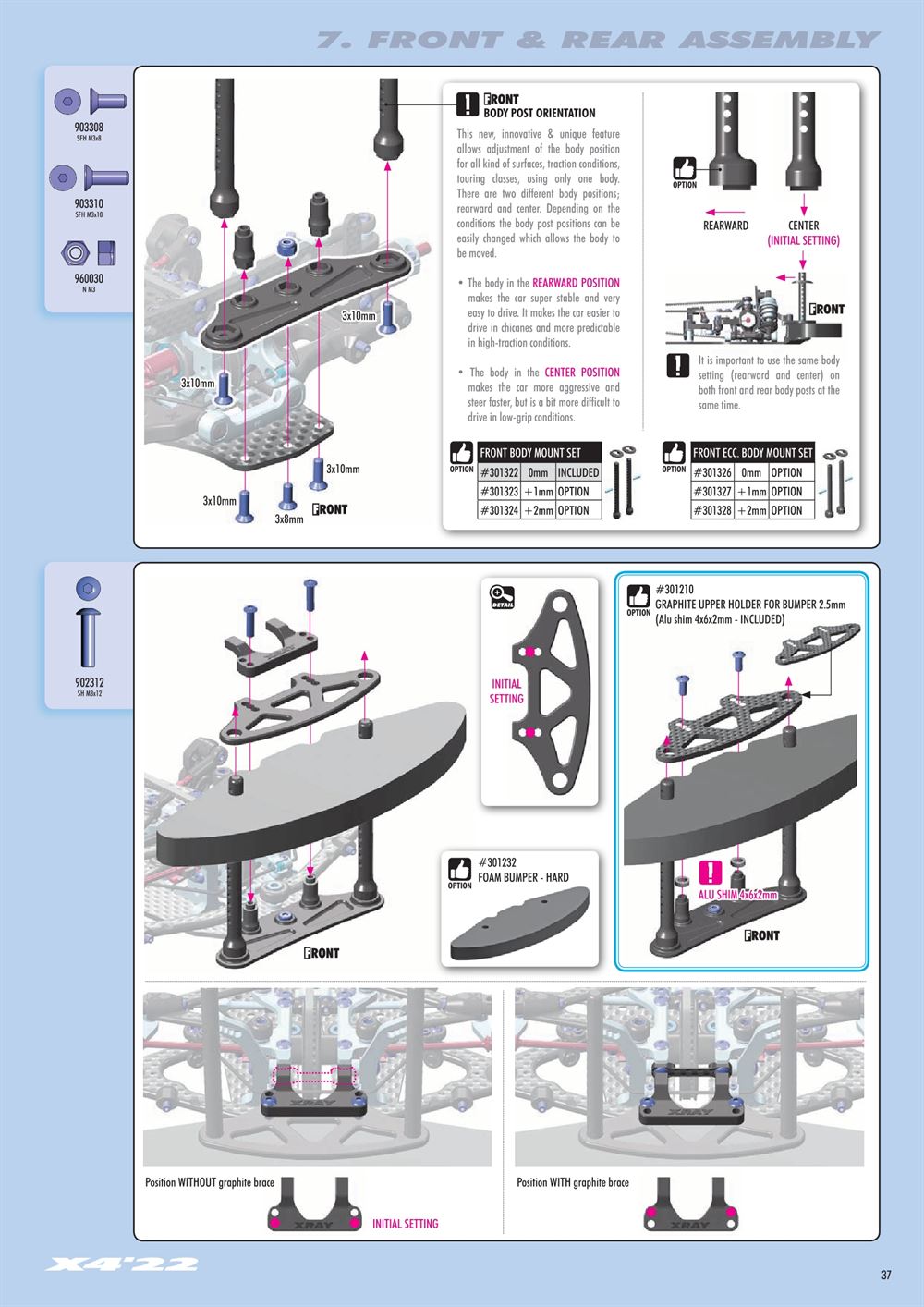 Xray - X4 2022 (X4'22) - Manual - Page 37