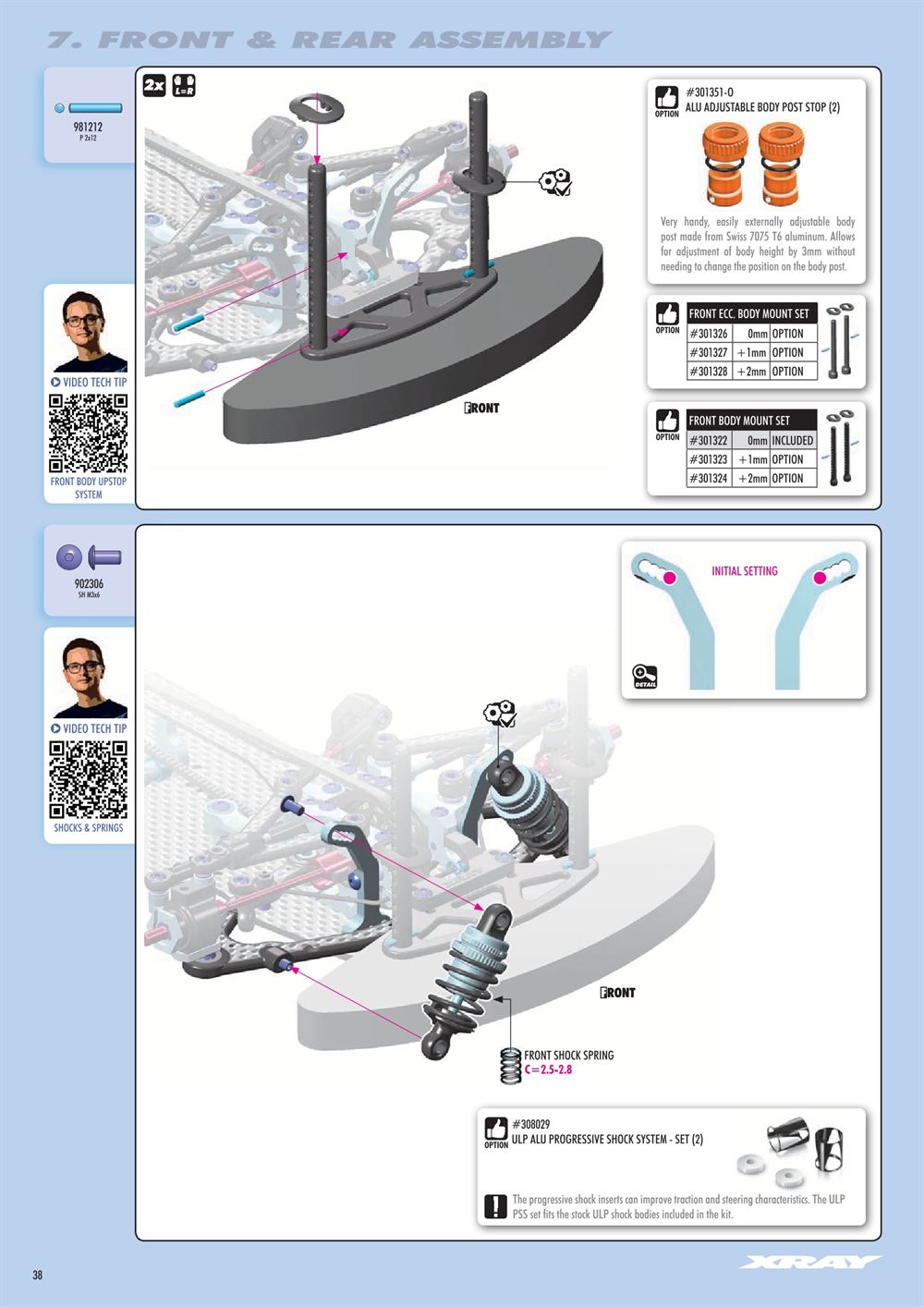Xray - X4 2022 (X4'22) - Manual - Page 38