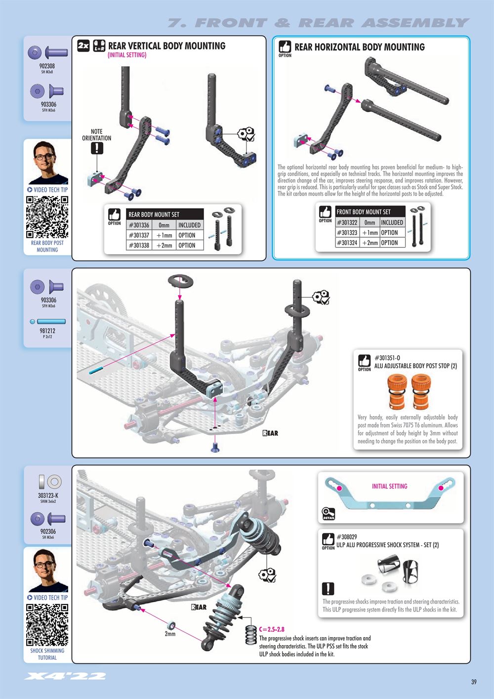 Xray - X4 2022 (X4'22) - Manual - Page 39