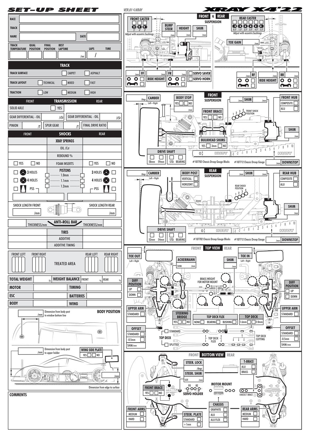 Xray - X4 2022 (X4'22) - Manual - Page 47