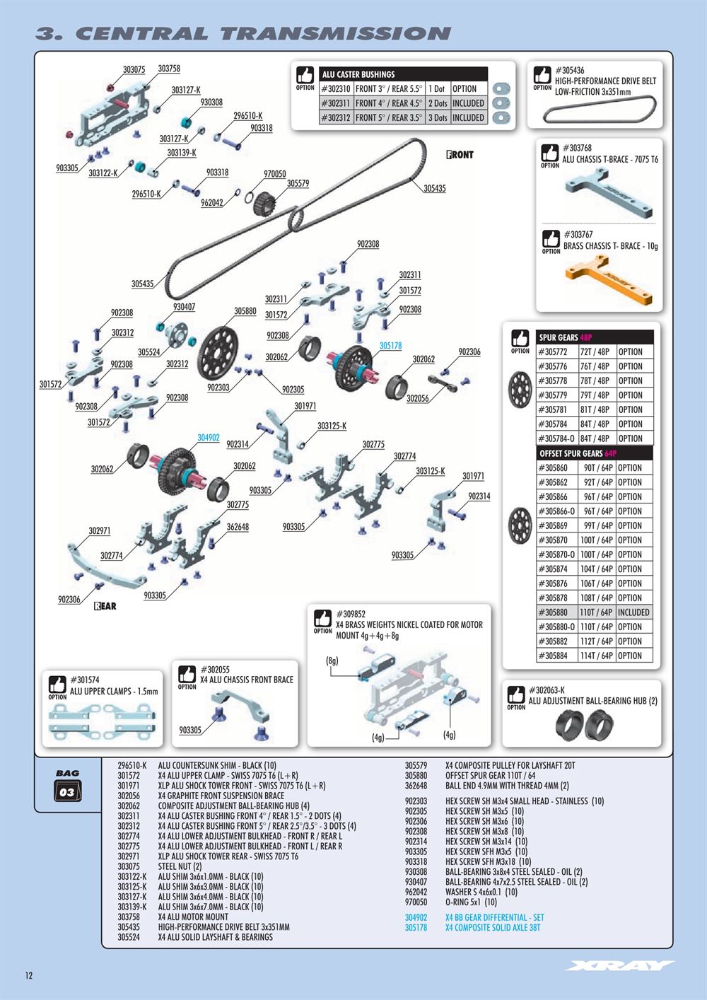 Xray - X4 2023 (X4'23) - Manual - Page 12