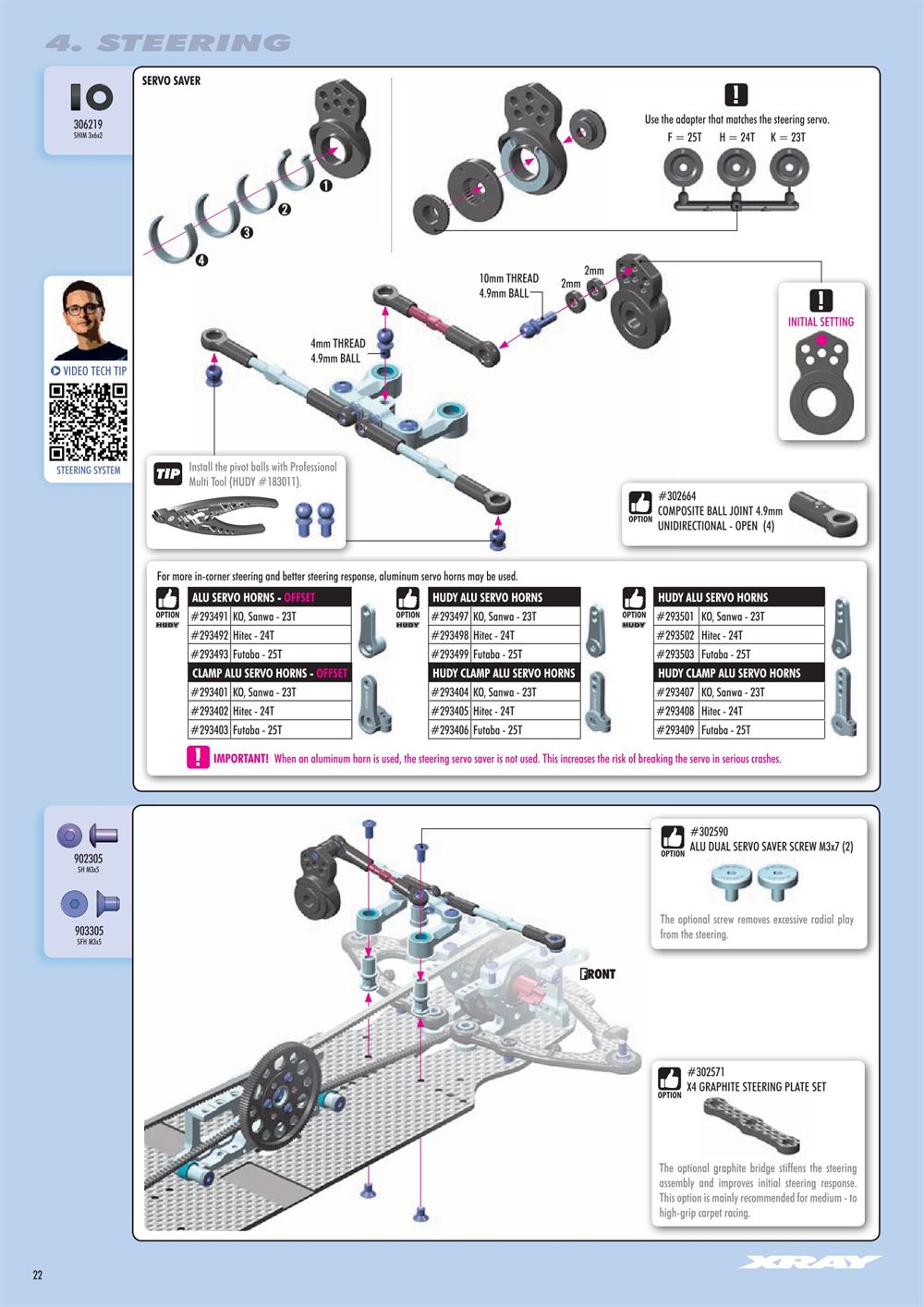 Xray - X4 2023 (X4'23) - Manual - Page 22
