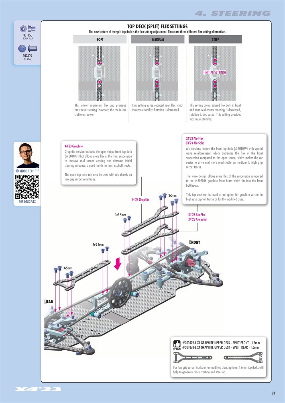 Xray - X4 2023 (X4'23) - Manual - Page 23