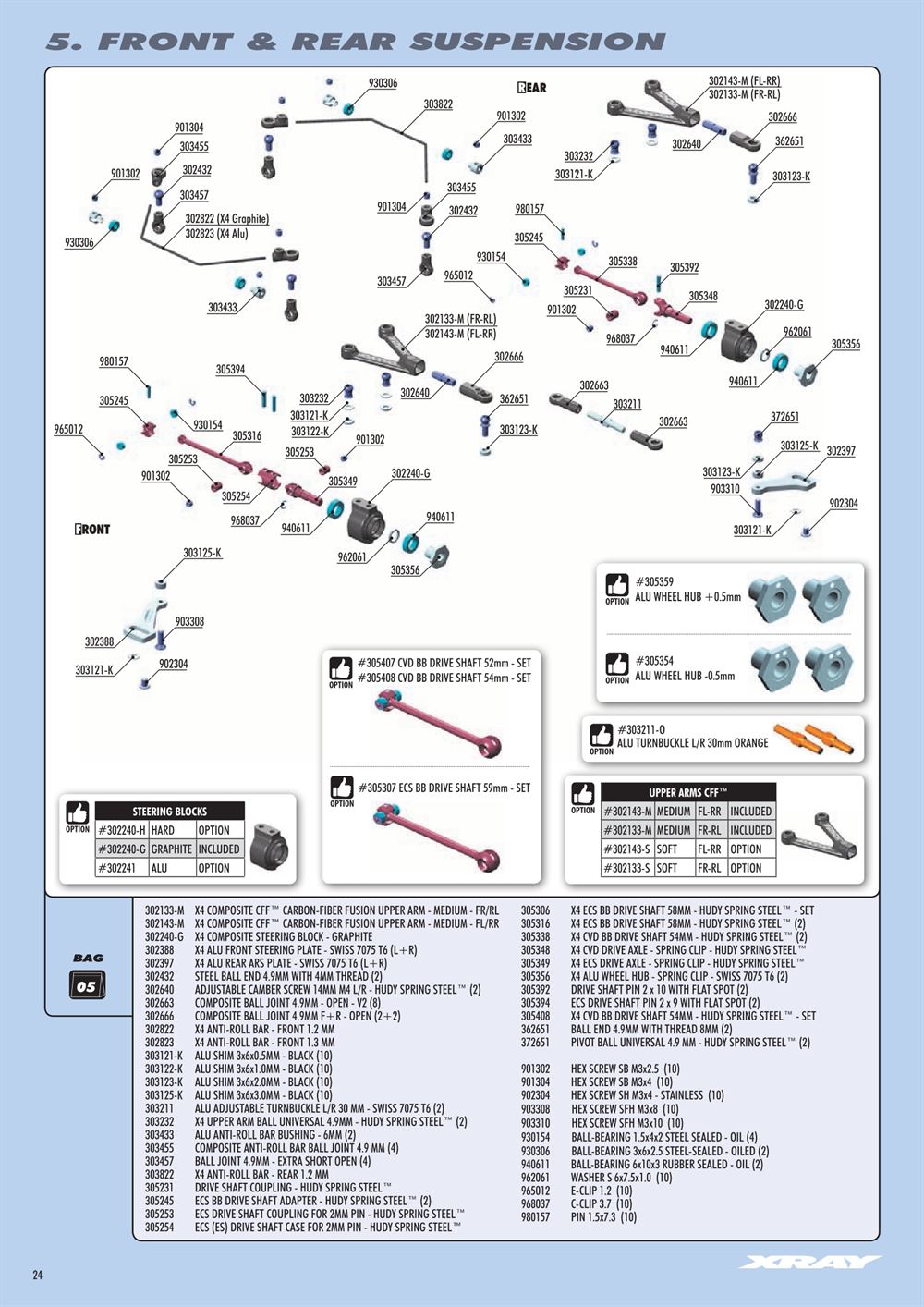 Xray - X4 2023 (X4'23) - Manual - Page 24