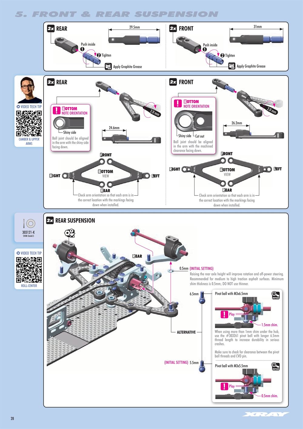 Xray - X4 2023 (X4'23) - Manual - Page 28