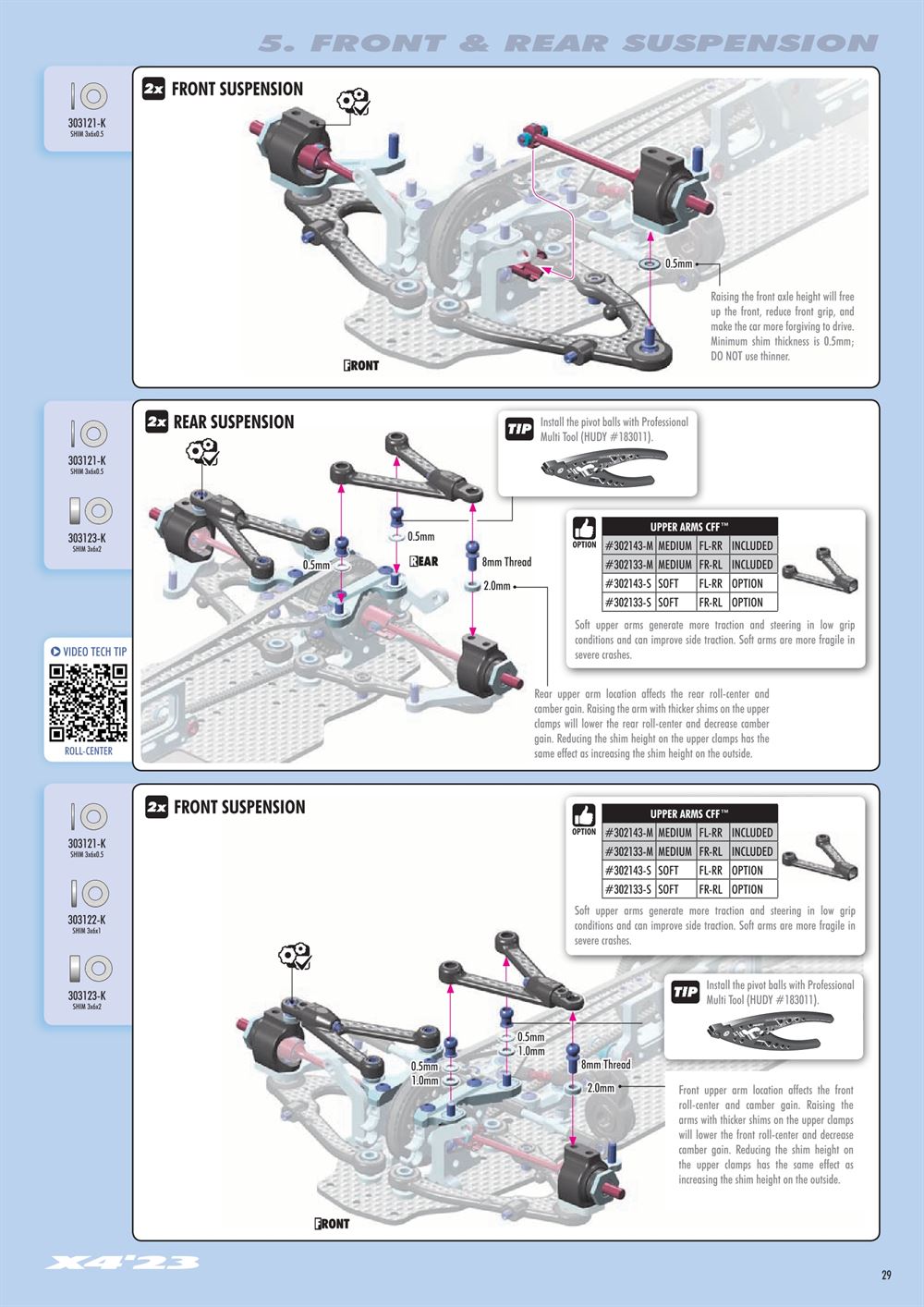 Xray - X4 2023 (X4'23) - Manual - Page 29