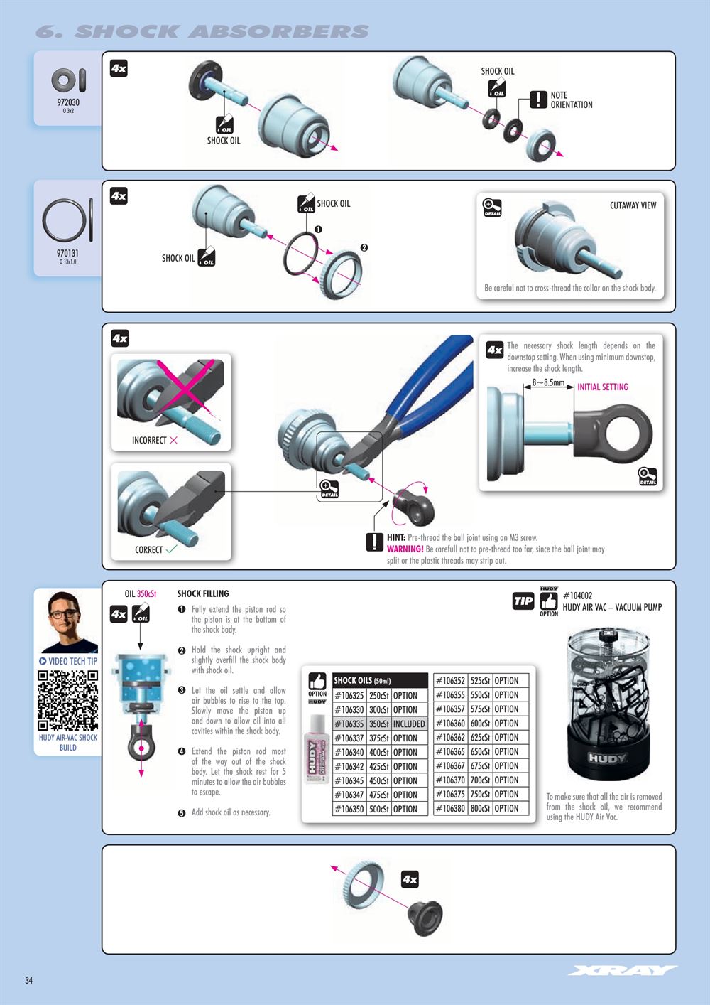 Xray - X4 2023 (X4'23) - Manual - Page 34
