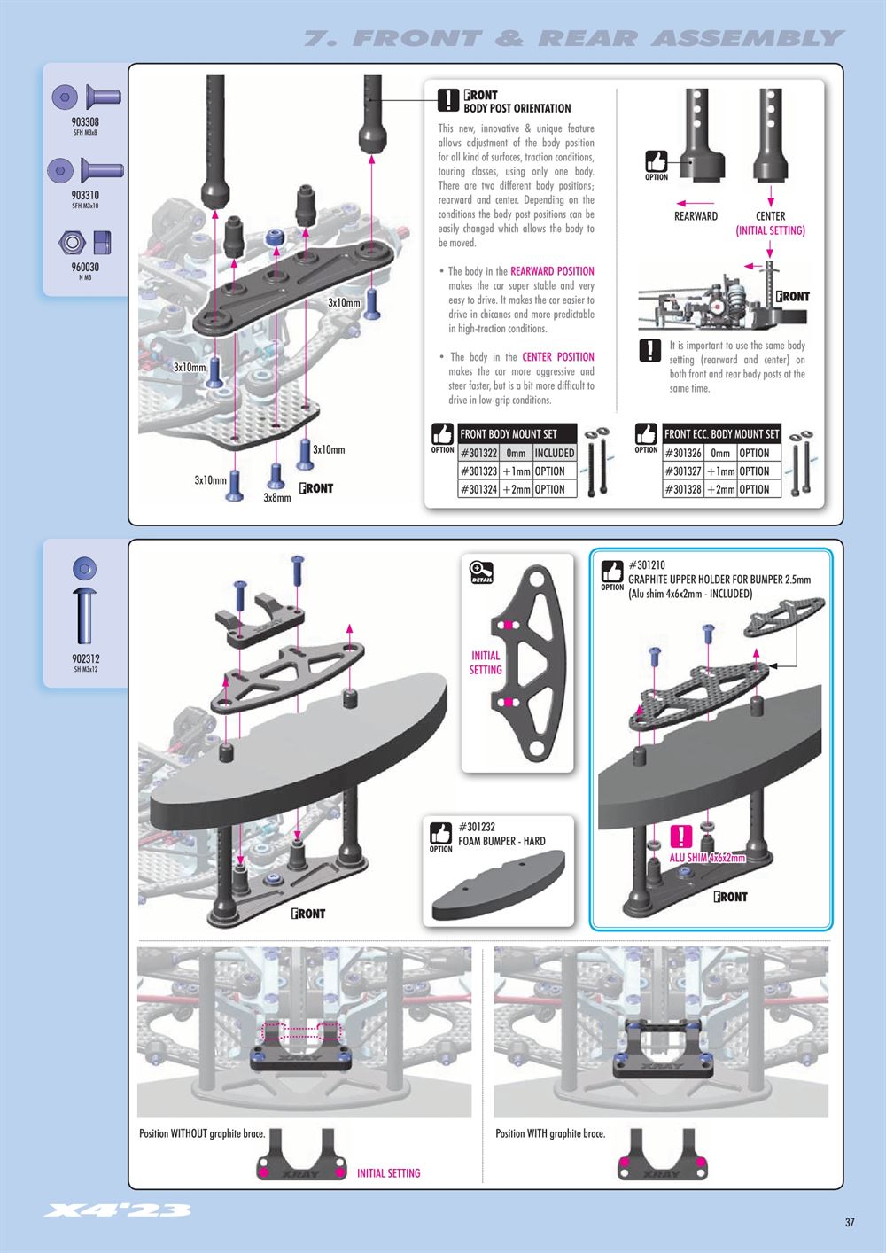 Xray - X4 2023 (X4'23) - Manual - Page 37