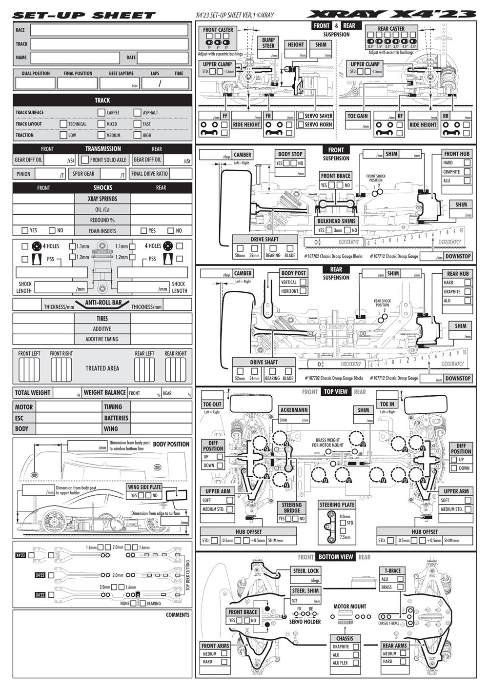 Xray - X4 2023 (X4'23) - Manual - Page 47