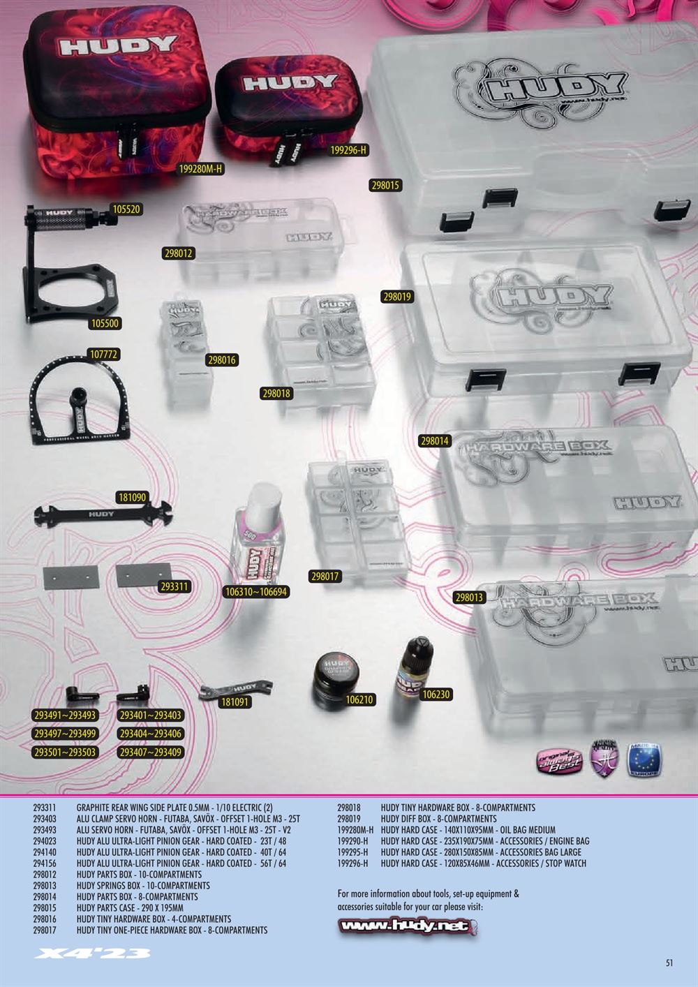 Xray - X4 2023 (X4'23) - Manual - Page 51