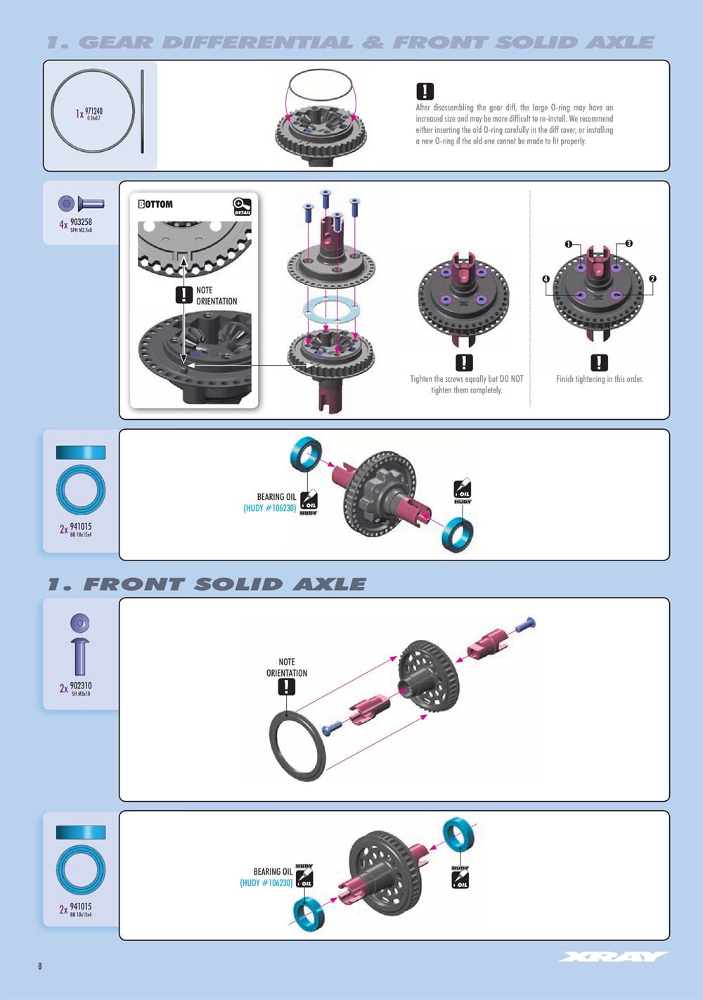 Xray - X4 2024 (X4'24) - Manual - Page 8