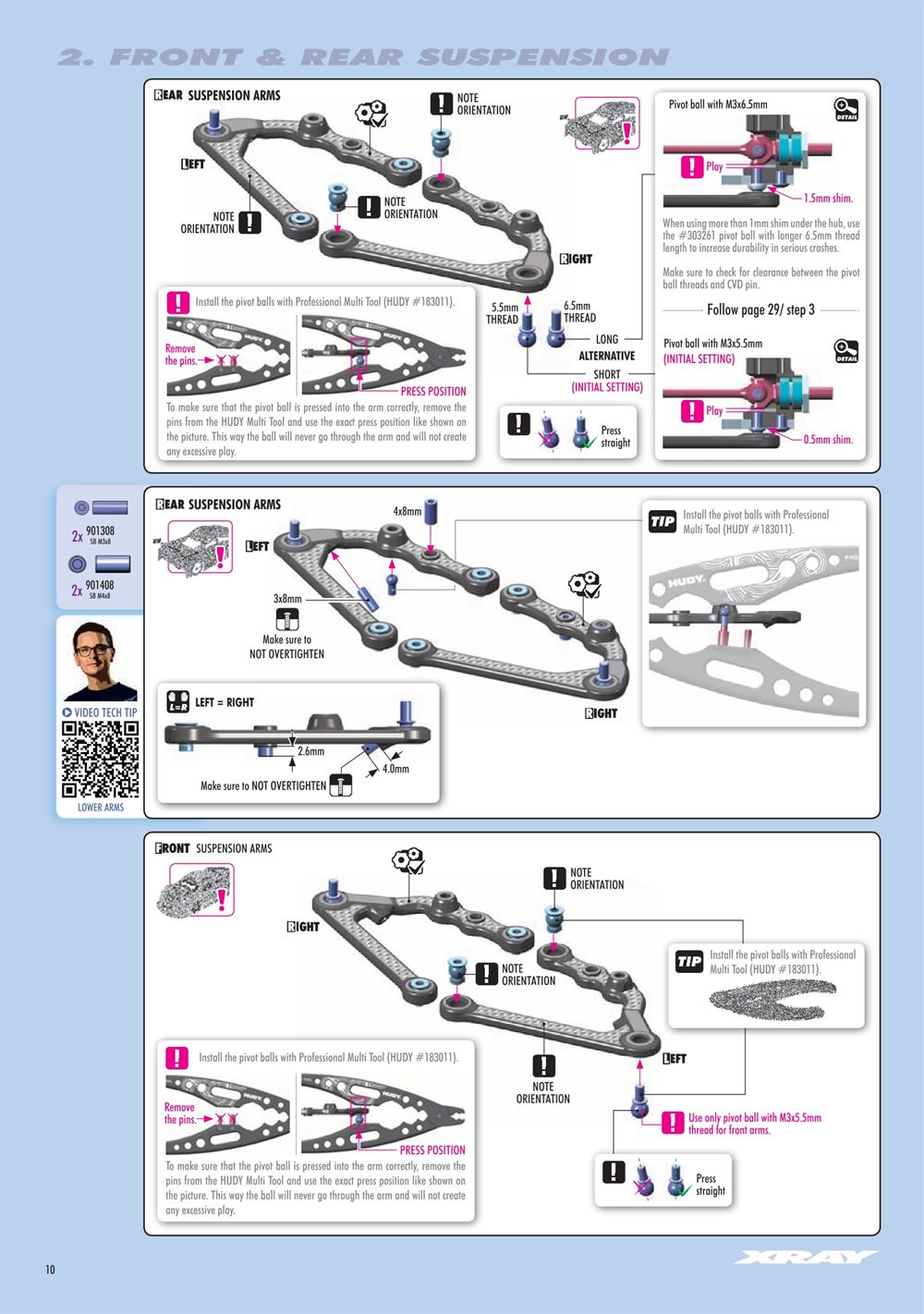 Xray - X4 2024 (X4'24) - Manual - Page 10
