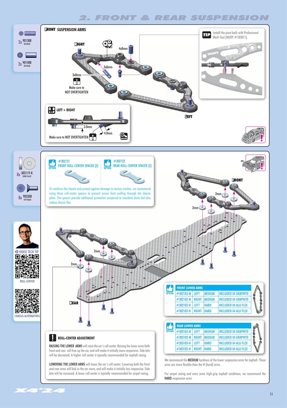 Xray - X4 2024 (X4'24) - Manual - Page 11