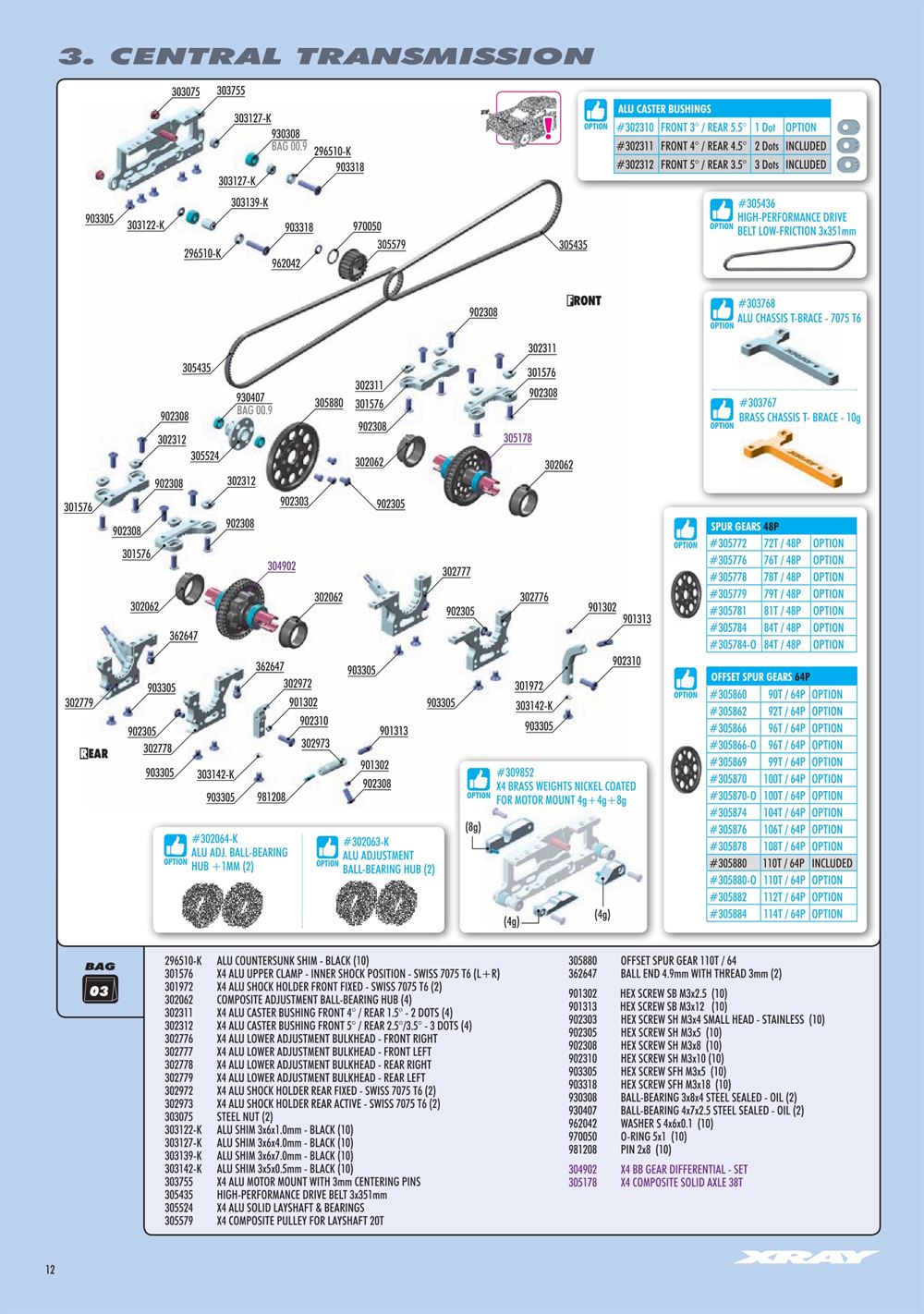 Xray - X4 2024 (X4'24) - Manual - Page 12