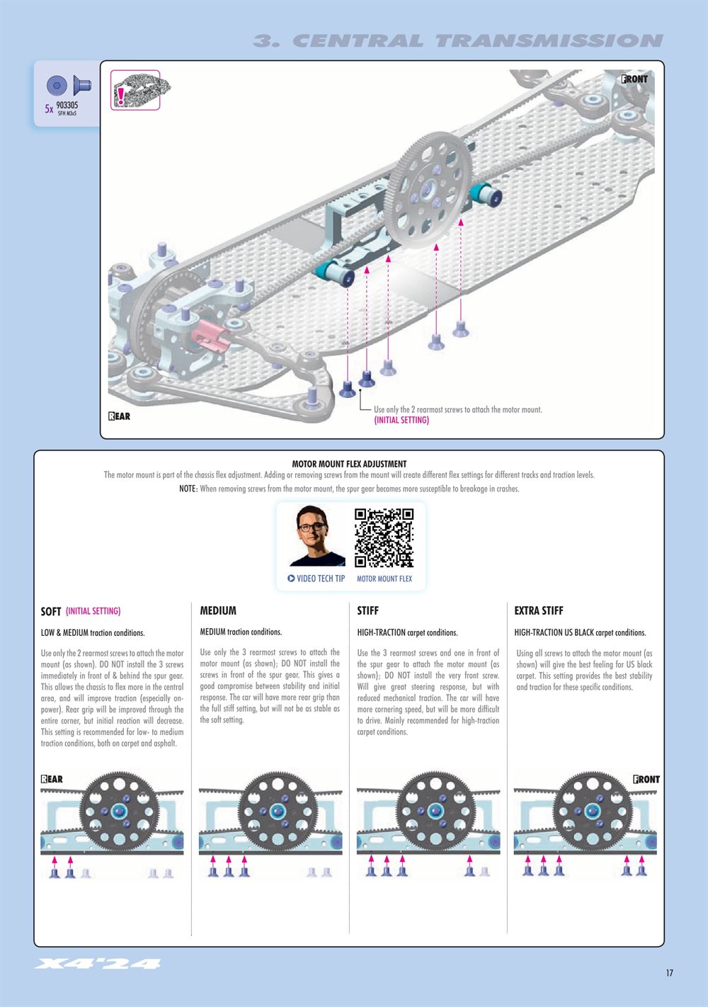 Xray - X4 2024 (X4'24) - Manual - Page 17