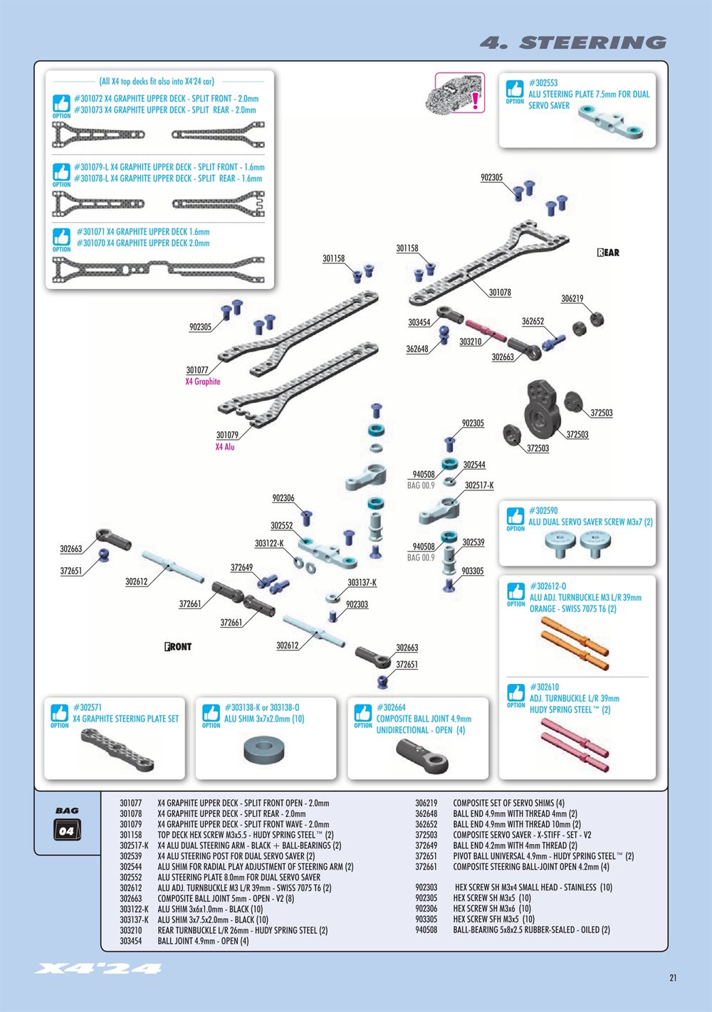 Xray - X4 2024 (X4'24) - Manual - Page 21